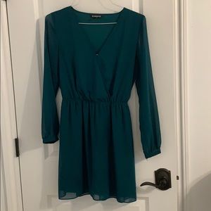 Jade green dress